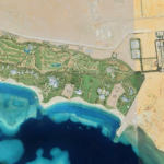 Projeto de 500 bilhões de dólares: Imagens de satélite revelam construção de palácio de luxo na costa saudita