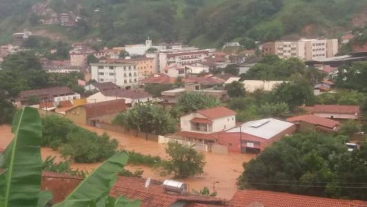 Cidades atingidas pelas chuvas em Minas