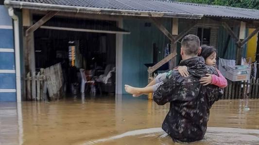 Cidades do Rio Grande do Sul foram devastadas pelo ciclone