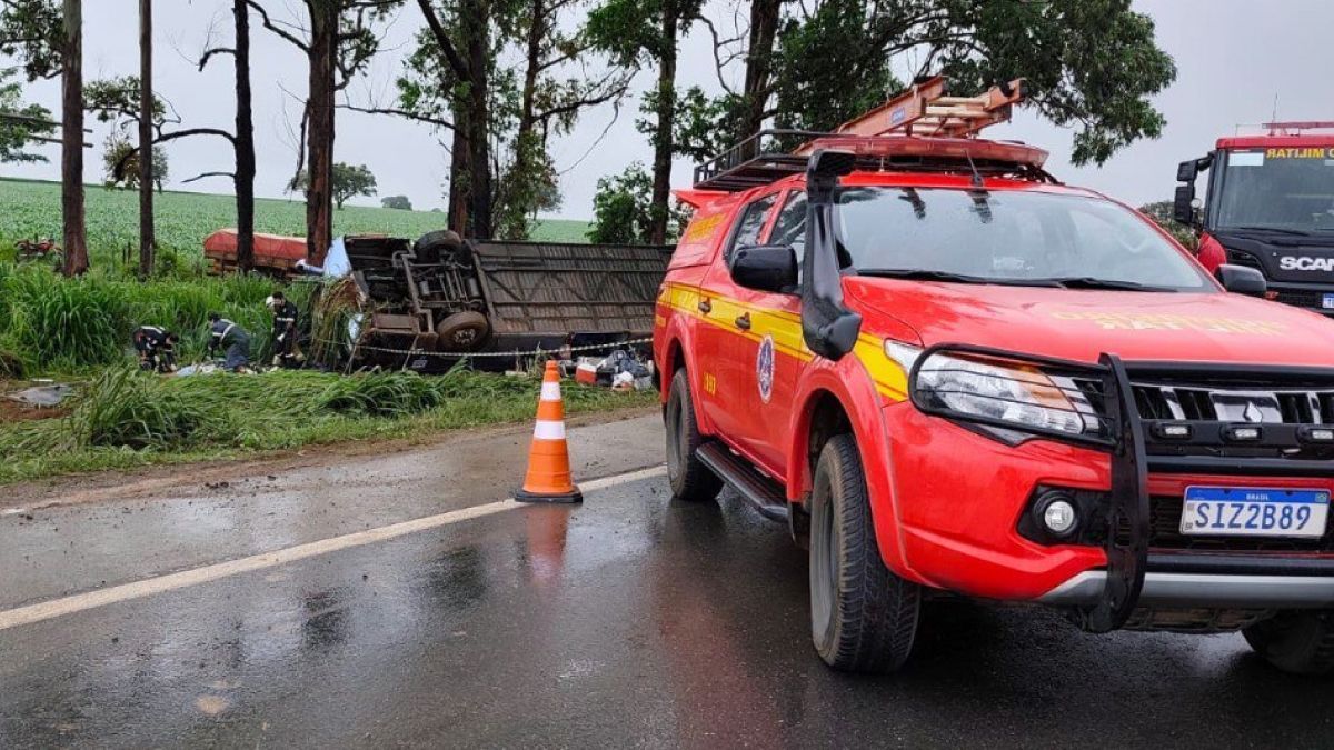 Acidente com ônibus de turismo na BR-365: número de mortos sobe para seis
