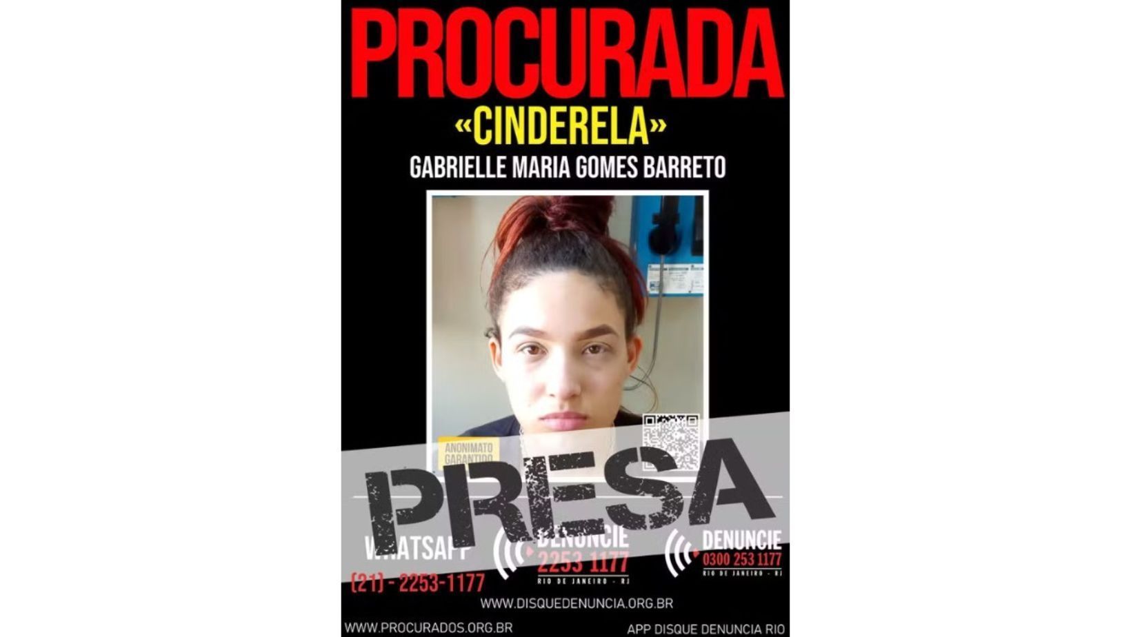 Foragida da Justiça após não voltar de saidinha 'Cinderela' é presa no centro do RJ