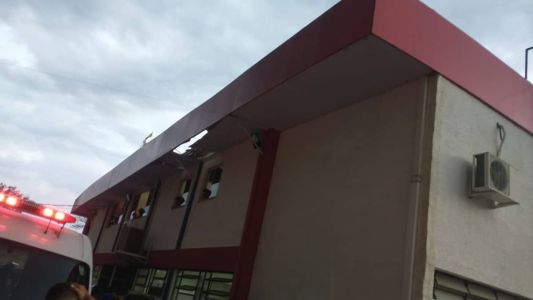 Cinegrafista caiu da laje da Arena Vera Cruz, em Betim