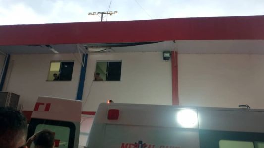 Cinegrafista caiu de uma altura de cerca de oito metros, enquanto desmontava equipamentos, em cima do filho de Luan