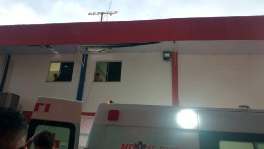 Cinegrafista caiu de uma altura de cerca de oito metros, enquanto desmontava equipamentos, em cima do filho de Luan