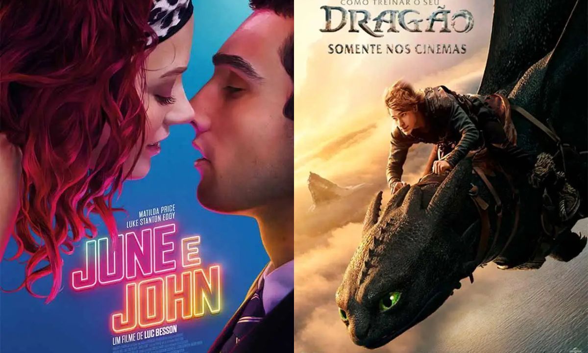 Banguela e Soluço, e novo filme de Luc Besson, estão em cartaz em Juiz de Fora