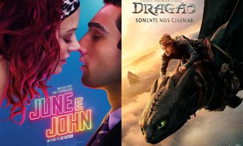June e John e Como treinar o seu Dragão estão em cartaz em Juiz de Fora