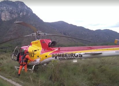 Corpo de Bombeiros na Serra do Cipó