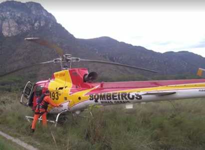 Corpo de Bombeiros na Serra do Cipó
