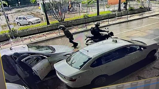 Circuito de segurança flagra ação dos criminosos