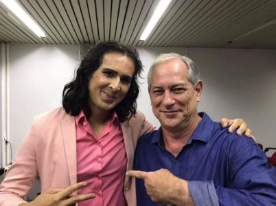 Em 2019, Ciro Gomes deu as boas-vindas a Duda Salabert em sua filiação ao PDT