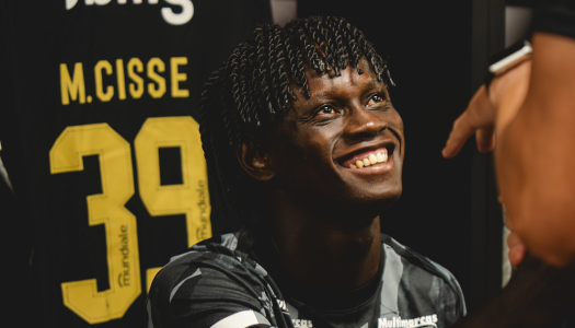 Mamady Cissé no vestiário para Atlético x Athletic, pelo Campeonato Mineiro 2026