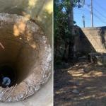 Homem cai em cisterna de 10 metros de profundidade em Lagoa da Prata (MG)