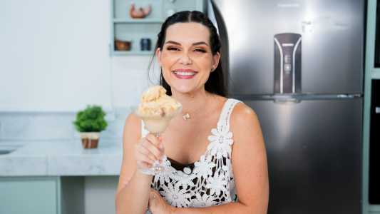 Clara Senra - Na Cozinha - Sorvete Fitness de Doce de Leite