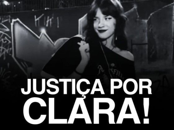 Caso Clara Maria: ato na Praça 7 pede justiça pela morte da jovem