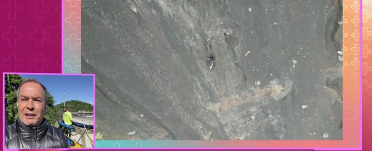 Clayton Conservani fez trilha arriscada em vulcão há 10 anos