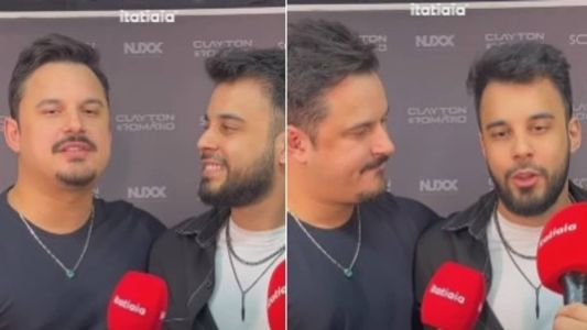 Clayton e Romário se apresentaram na Arena MRV nessa quarta (6)