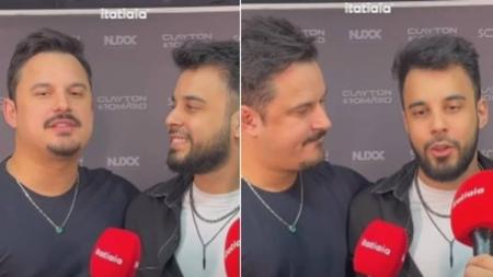 Clayton e Romário se apresentaram na Arena MRV nessa quarta (6)