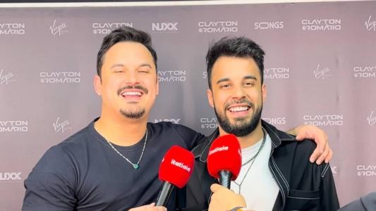 Clayton e Romário subiram ao palco da Arena MRV na quarta passada