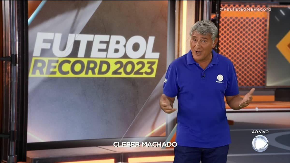 Estreia de Cléber Machado na Record é destaque nas redes sociais
