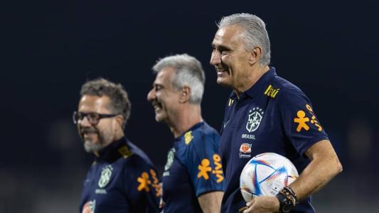 Cléber Xavier, Fábio Mahseredjian e Tite, da esquerda para a direita, trabalharão juntos no Flamengo
