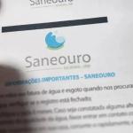 Saneouro concede desconto nas faturas de água para clientes residenciais