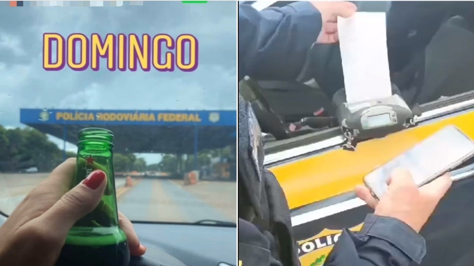 Vídeo: mulher posta foto bebendo e dirigindo no 'melhores amigos' e tem CNH suspensa