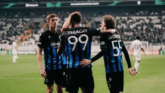 Club Brugge venceu o Besiktas por 5 a 0, nesta sexta-feira (30)