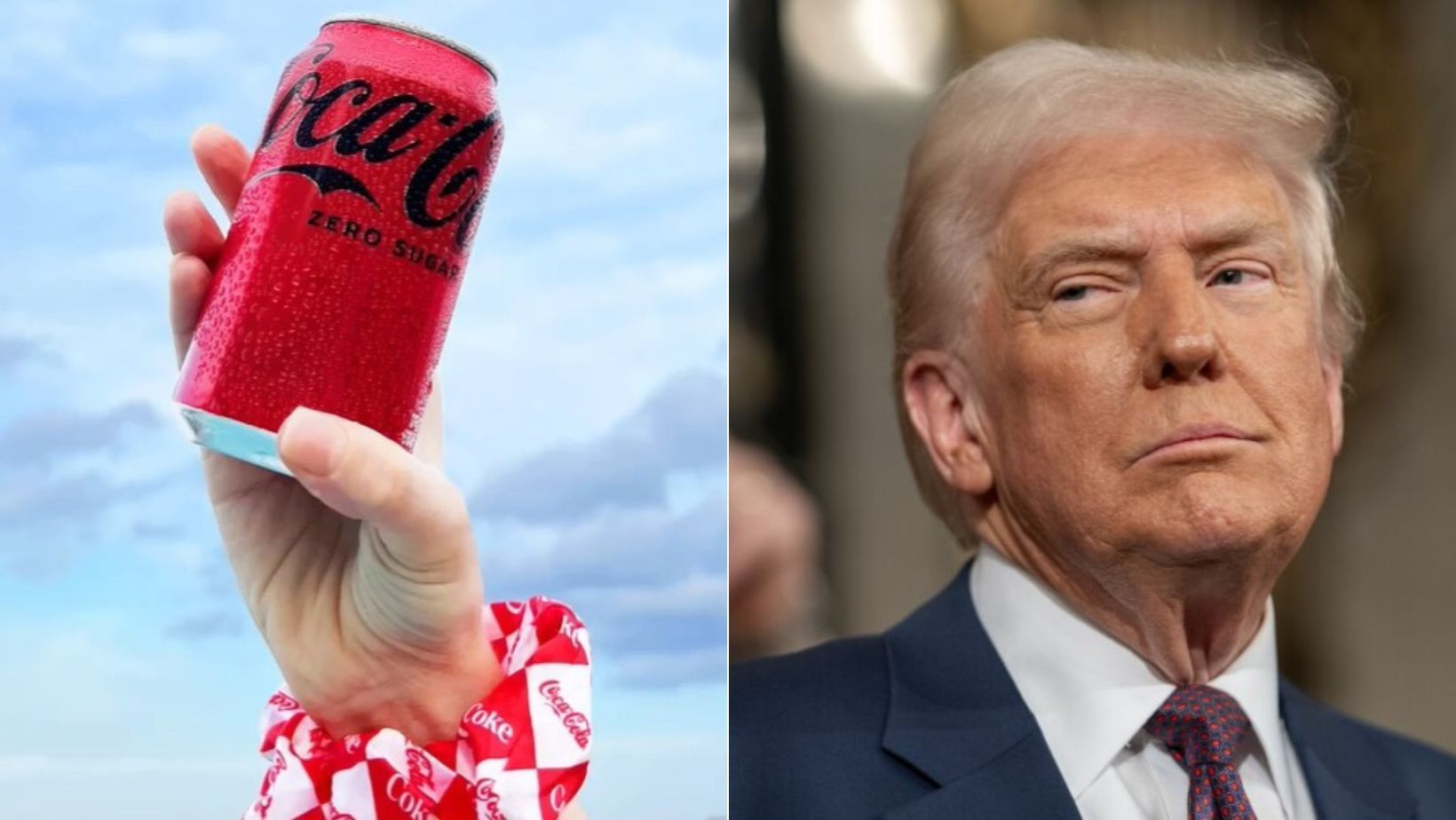 Coca-Cola lançará versão com açúcar de cana dos EUA após pressão de Donald Trump; entenda