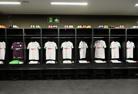 Vestiário do América na Arena MRV para semifinal do Mineiro 2026 contra o Atlético