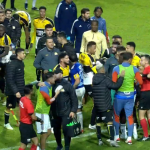 Fim de jogo entre Cruzeiro e Criciúma é marcado por confusão em campo