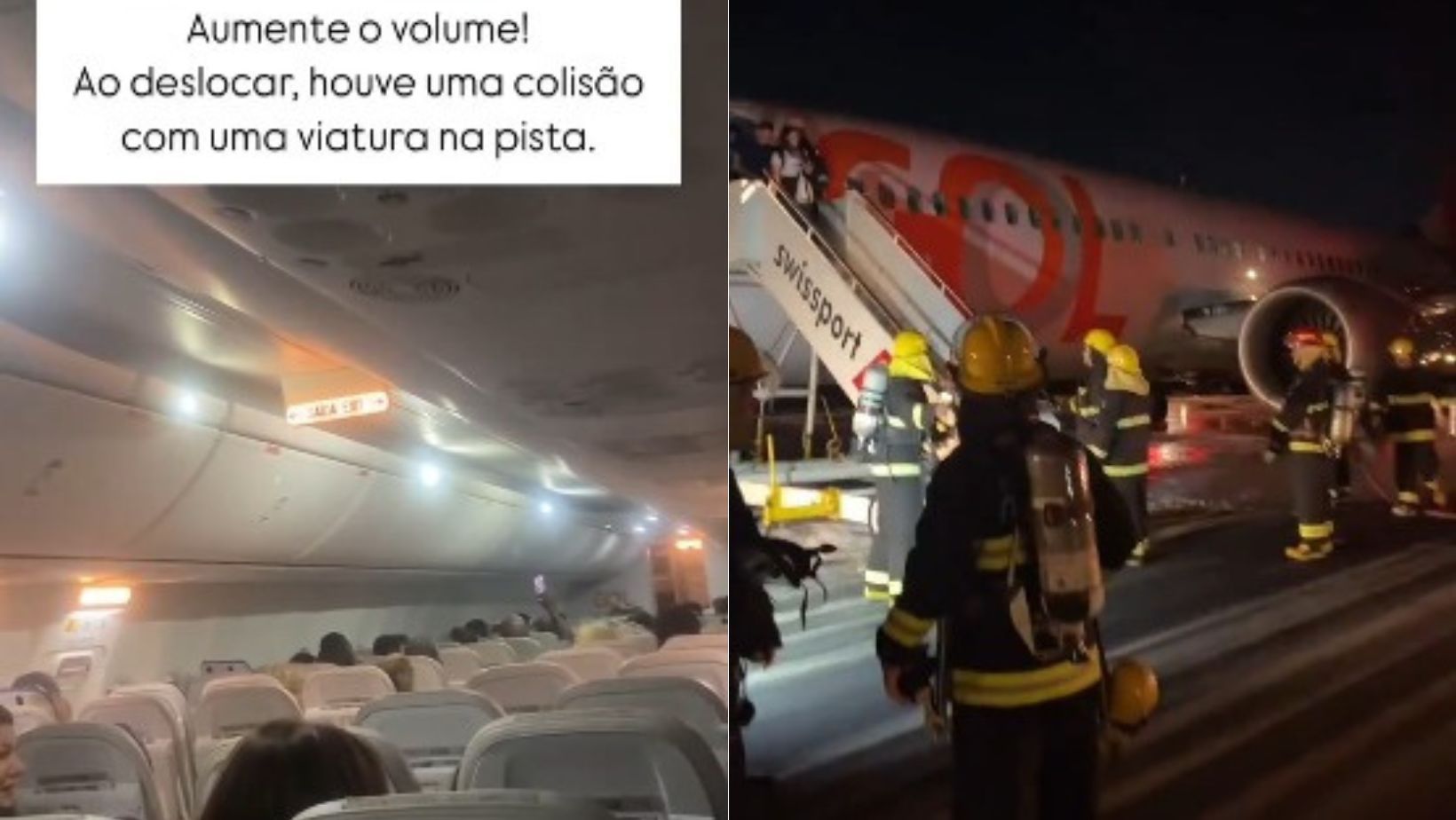 'Colidimos com uma viatura': disse piloto da Gol ao relatar incidente no Galeão; ouça áudio