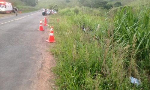 Colisão de Moto e carro deixou uma vítima fatal em Tombos