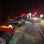 Colisão frontal na MGC-135 deixa duas pessoas feridas, no Norte de Minas, nesta terça (23)