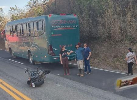 Acidente mata motociclista na BR-040