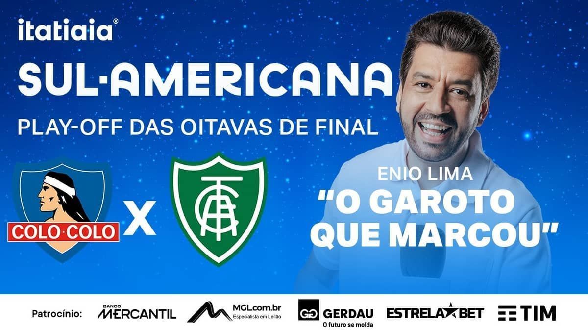 Colo-Colo x América: assista, ao vivo, à transmissão da Itatiaia