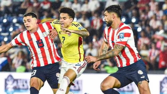 Colômbia venceu o Paraguai fora de casa e colou na ponta da tabela das Eliminatórias