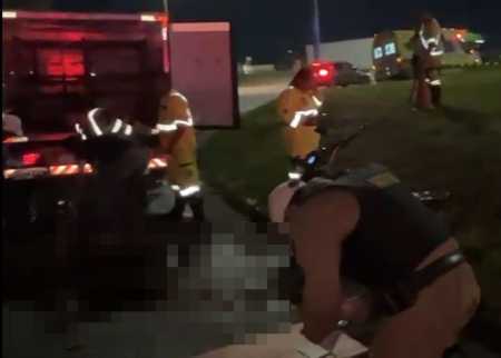 Foto mostra policiais atuando em ocorrência em Belo Horizonte