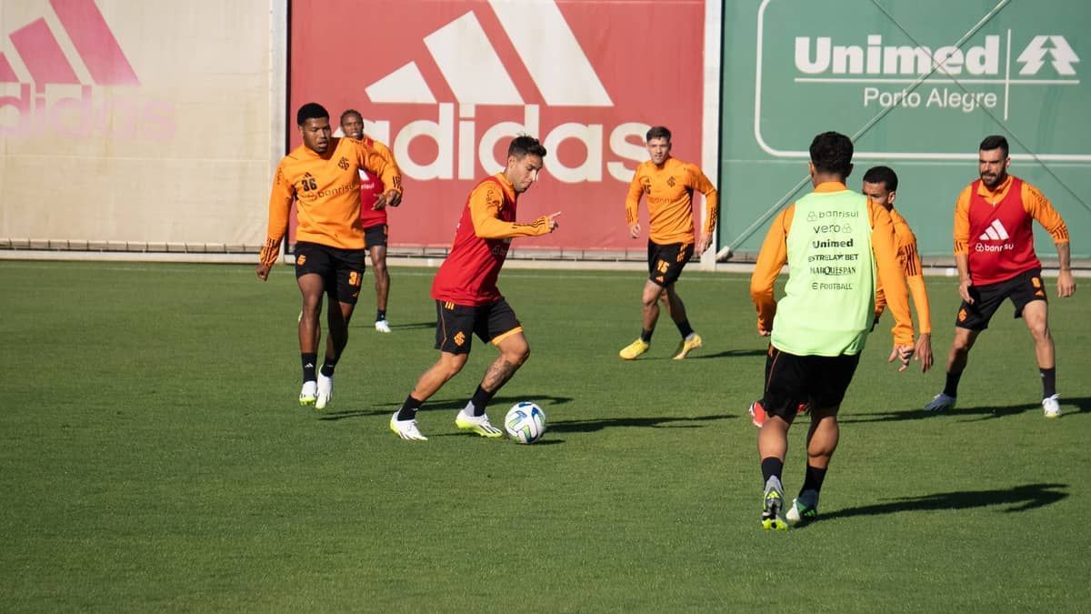 Após atraso, Inter inicia preparação para enfrentar o Flamengo