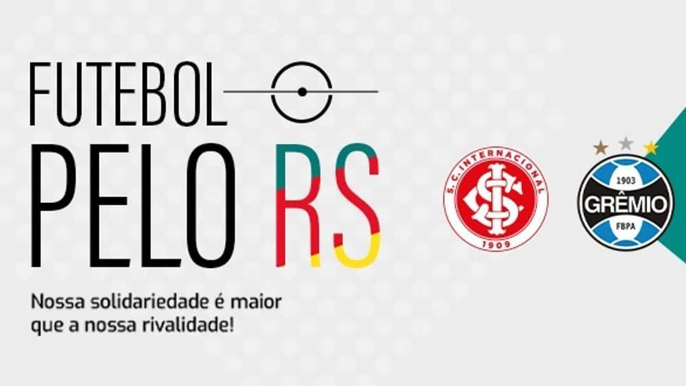 Dupla Gre-Nal promove campanha para ajudar afetados pelas chuvas no RS