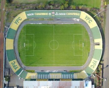 Estádio Colosso Da Lagoa, em Erechim, no norte do Rio Grande do Sul