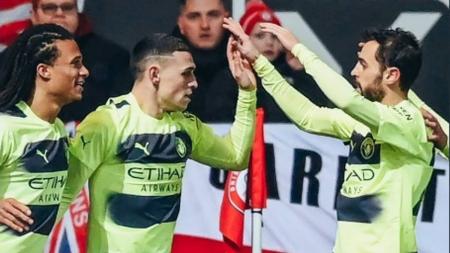 Com dois gols, Foden foi o destaque da vitória do Manchester City
