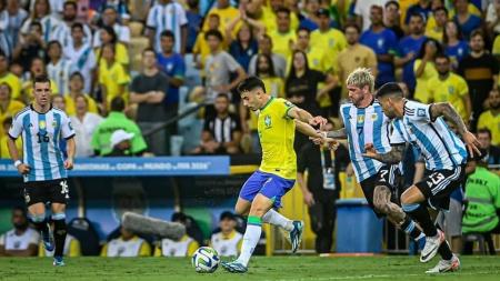 Com gol de Otamendi, Argentina venceu o Brasil por 1 a 0 no Maracanã