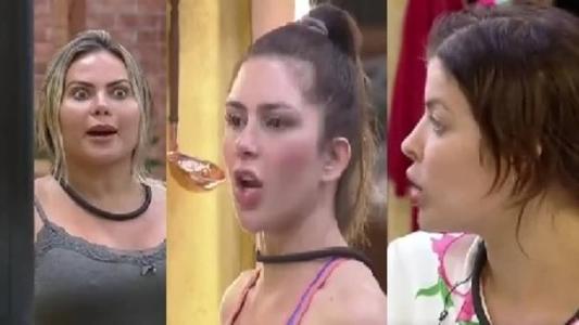 Com Nadja no meio, Kally e a Jaque discutiram em A Fazenda 15