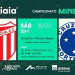 Villa Nova x Cruzeiro: acompanhe o jogo no YouTube da Itatiaia