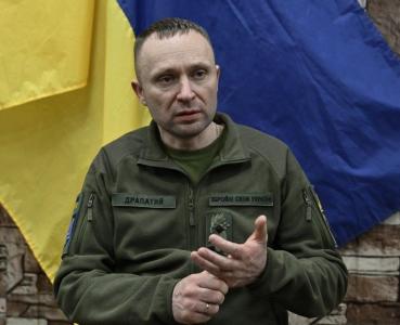 Comandante Mykhailo Drapaty, do Exército ucraniano