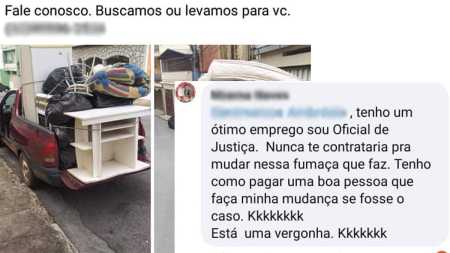 Comentários maldosos foram feitos em grupo com 29 mil pessoas