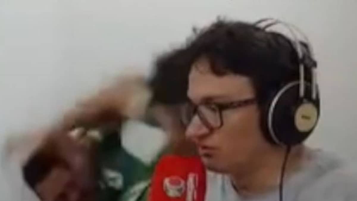 Vídeo: comentarista e torcedor brigam em transmissão de final do Paraibano