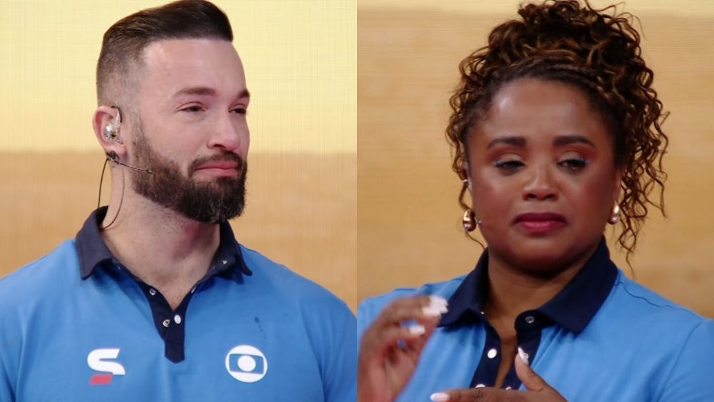 Comentaristas da Globo choram com medalha inédita do Brasil na ginástica