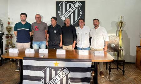 Comissão técnica do Tupi para temporada 2025 Foto Joubertt Telles Itatiaia.jpg