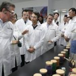 Equipe do Ministério da Agricultura visita centros de referência científica na China